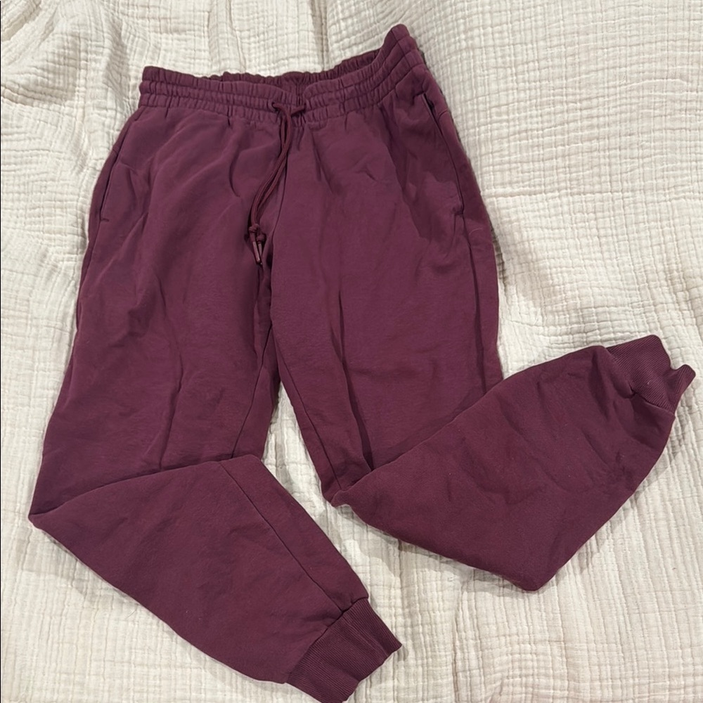 Adidas Burgundy Jogger Pants